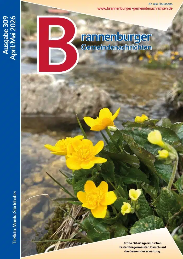Brannenburger Gemeindenachrichten Deckblatt Ausgabe 309
