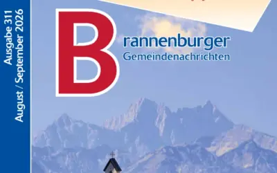 Brannenburger Gemeindenachrichten August/September 2026