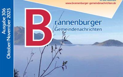 Brannenburger Gemeindenachrichten Oktober/November 2025